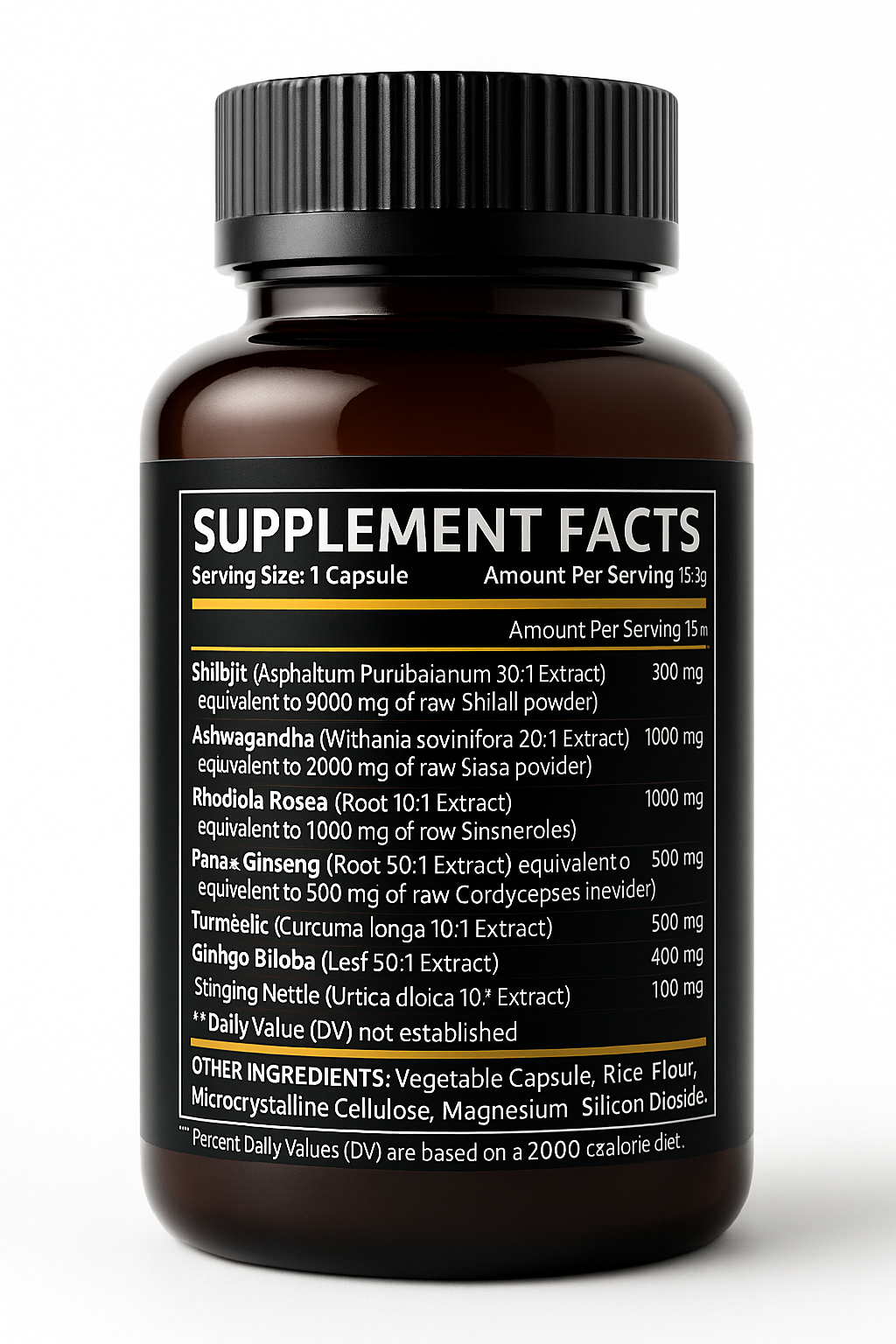 Pure Himalayan Shilajit 60 Caps – Fulvic Acid + 85 Trace Minerals