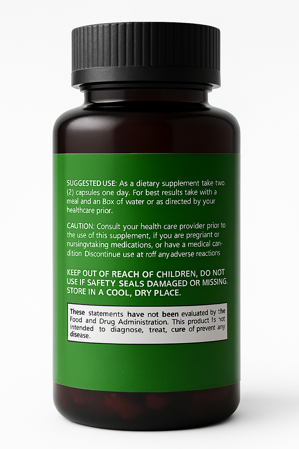 Mushroom Complex 5-in-1 Lions Mane Turkey Tail Reishi Cordyceps Chaga – 60 Caps